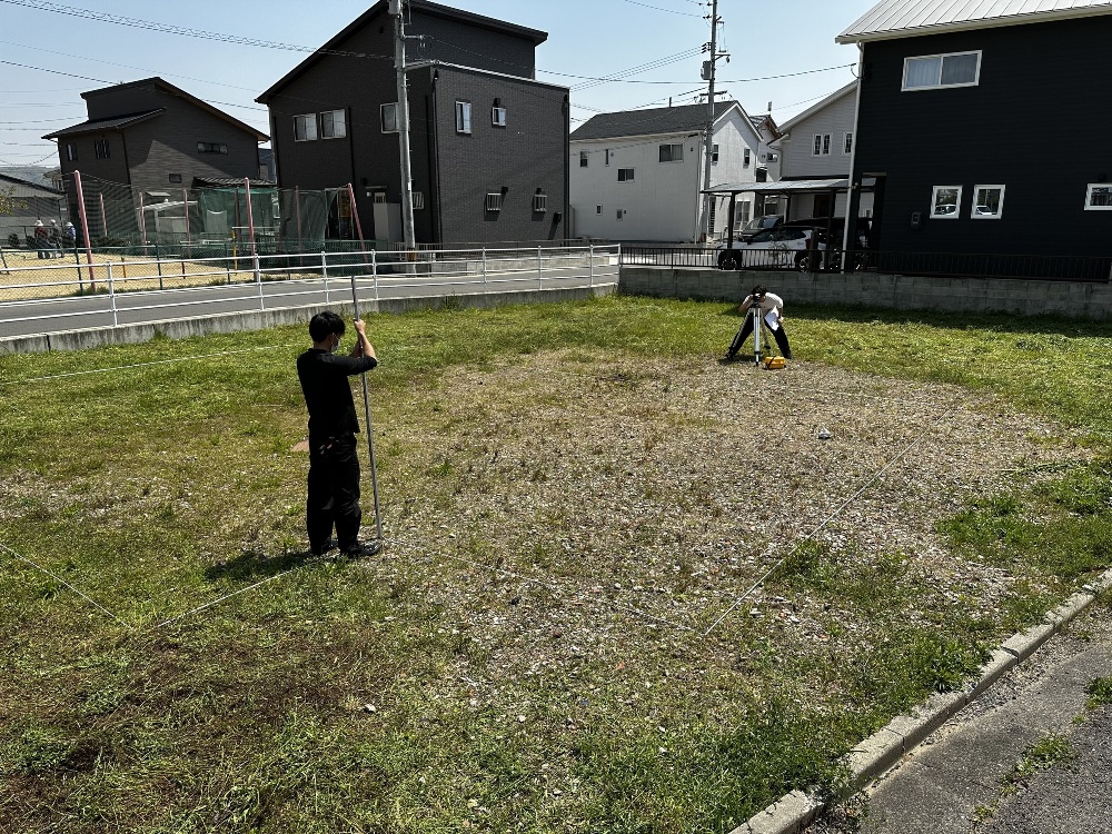 地縄張り、測量