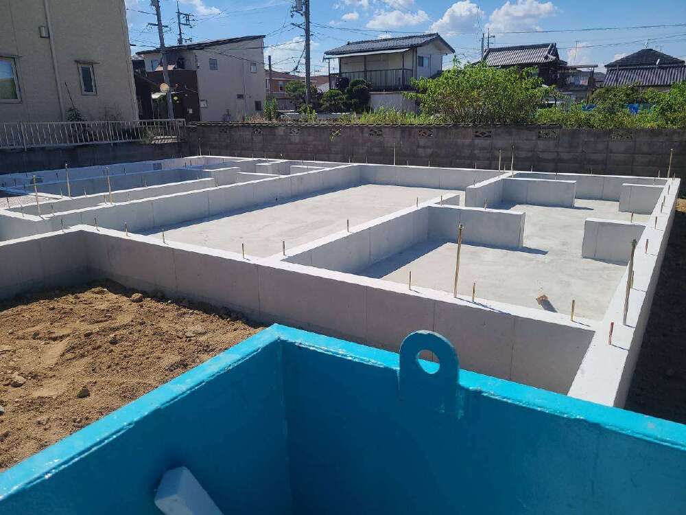 基礎工事完了