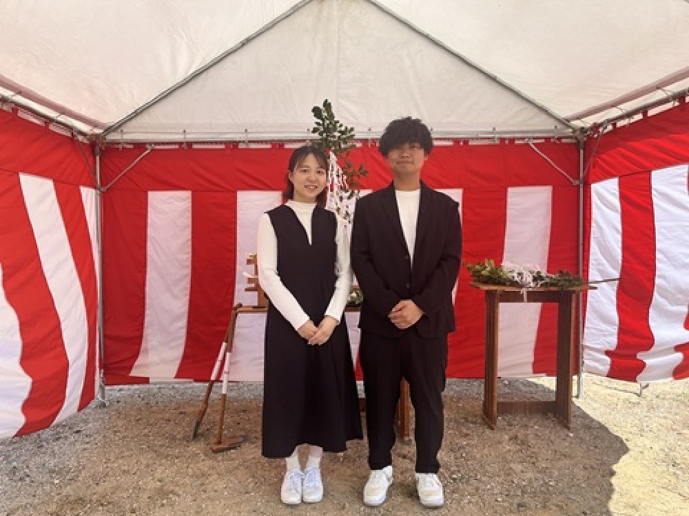 地鎮祭記念撮影