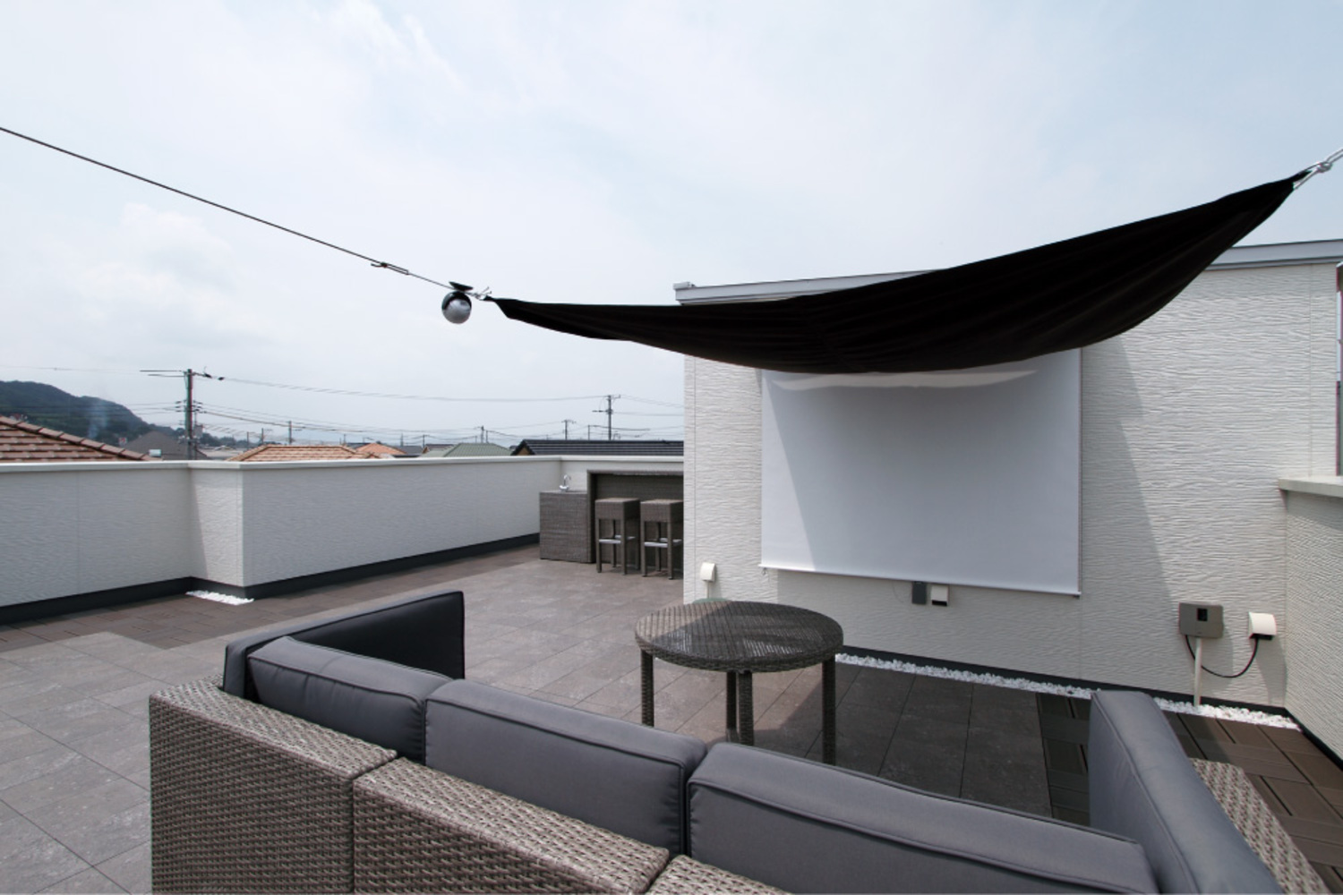 屋上庭園と無垢の家 フォトギャラリ 倉敷市周辺の注文住宅 新築一戸建てを建てる工務店 カスケホーム公式hp