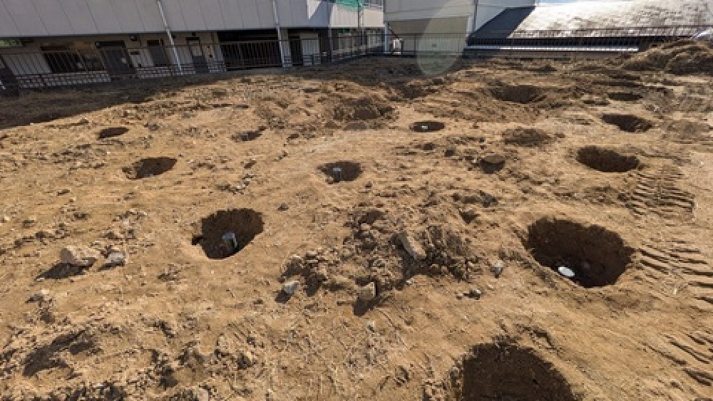 地盤改良工事完了