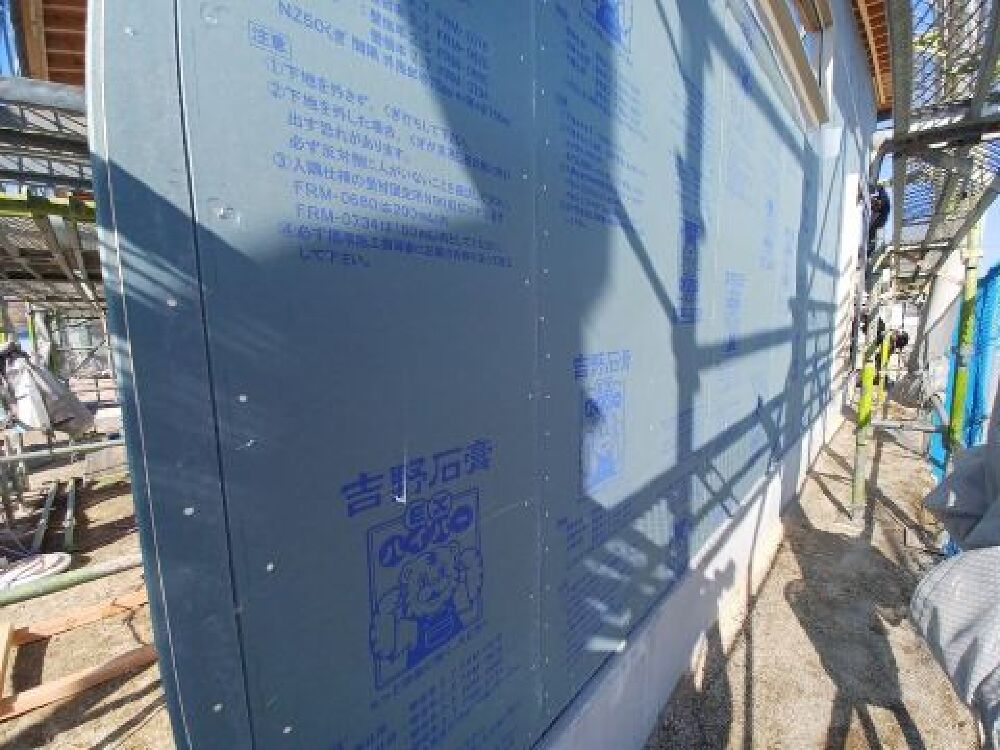 耐力面材の施工