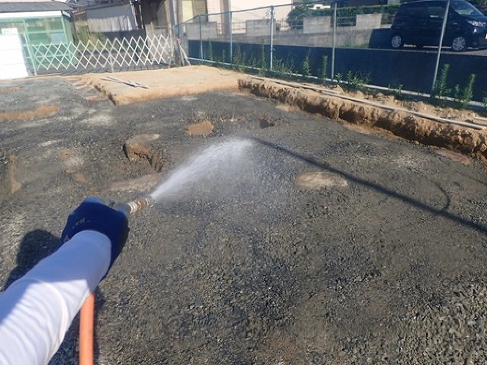 基礎工事（防蟻処理）